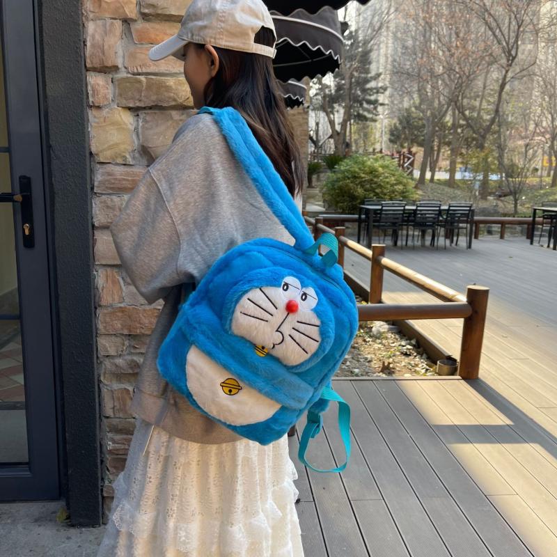Travel Accessories B&M - Yeni Kawaii Doraemon Sırt Çantası Öğrenci