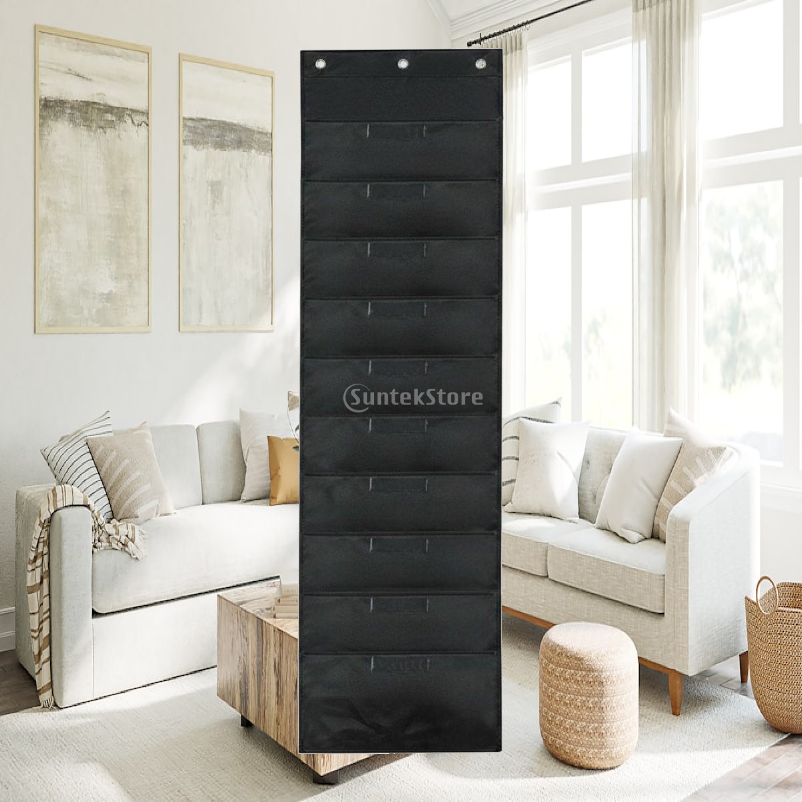 Document Organizer Folder - Duvara Asılabilir Düzenleyici 10 Cepli Asılı
