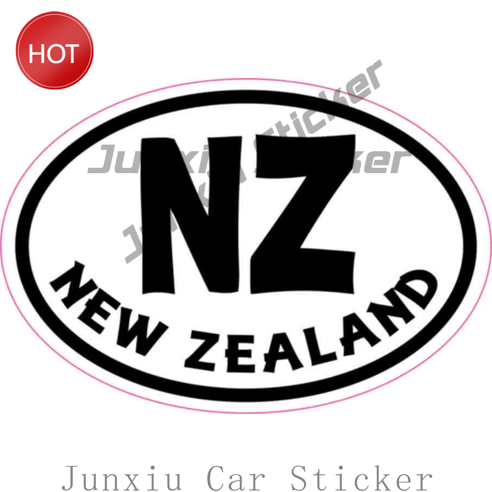 Travel Accessories Nz - Oval Yeni Zelanda Vinil Araba Stickerı,