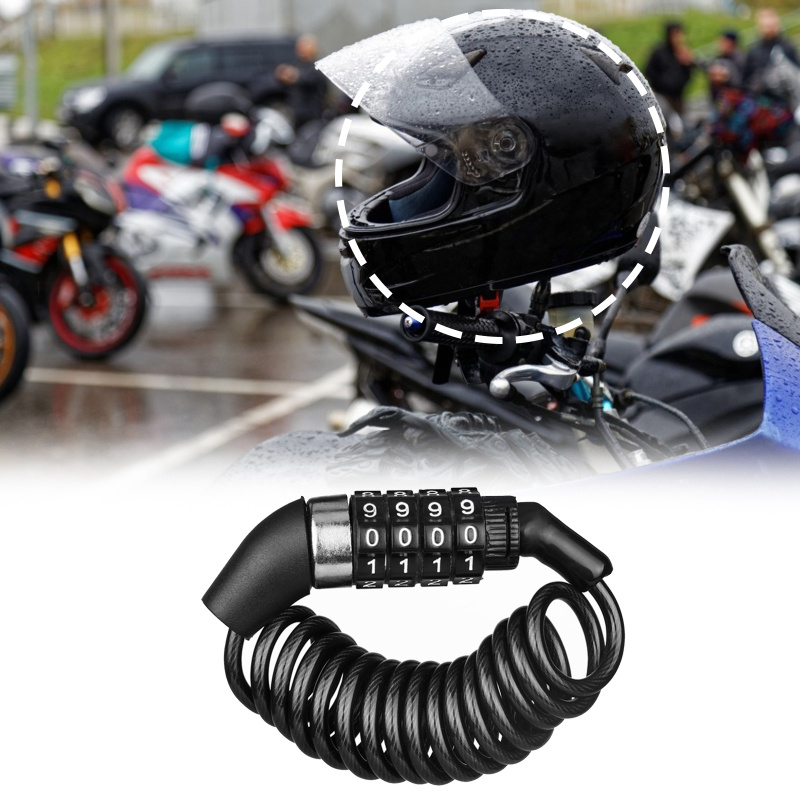 Cable Lock Combination - D1 Motosiklet Bisiklet Hırsızlık Önleyici Zincir