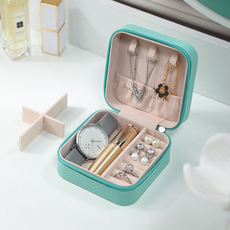 Accessories Travel Jewelry Box - Küçük Mücevher Kutusu, Taşınabilir Mücevher Düzenleyici,