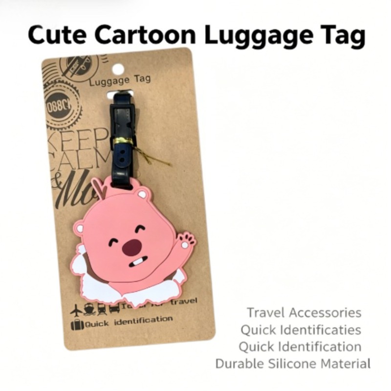 Travel Accessories Teens - Kawaii Pororo Loopy Beaver Bagaj Etiketi,