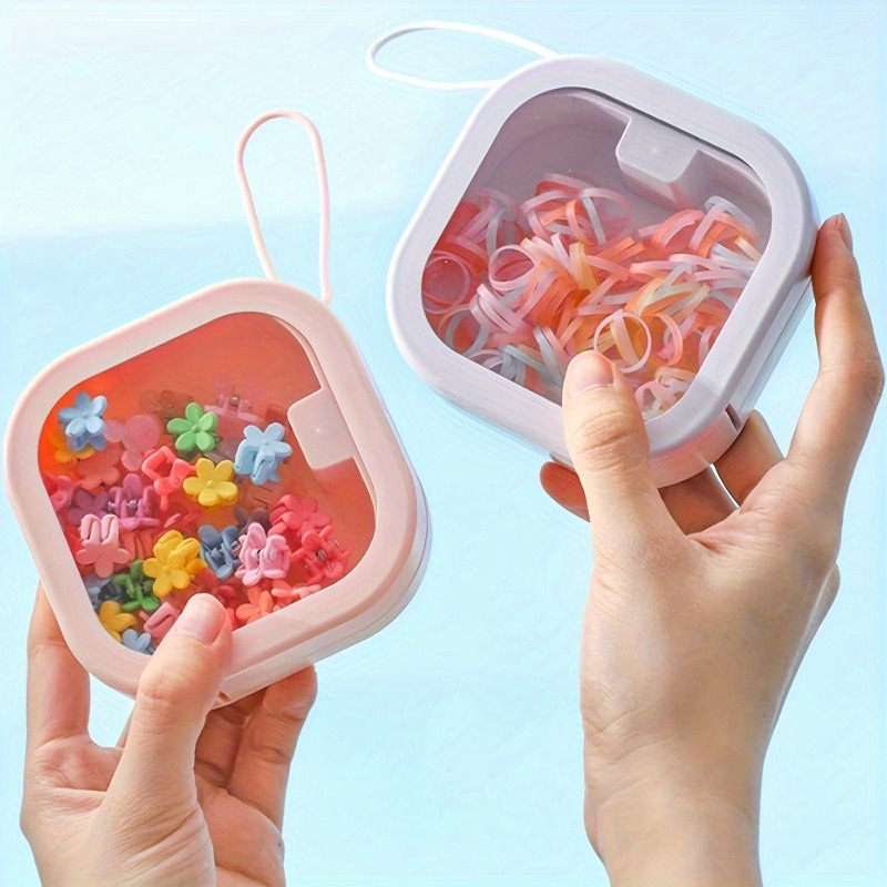 Accessories Travel Jewelry Box - 1 adet Pembe Mücevher Kutusu Taşınabilir