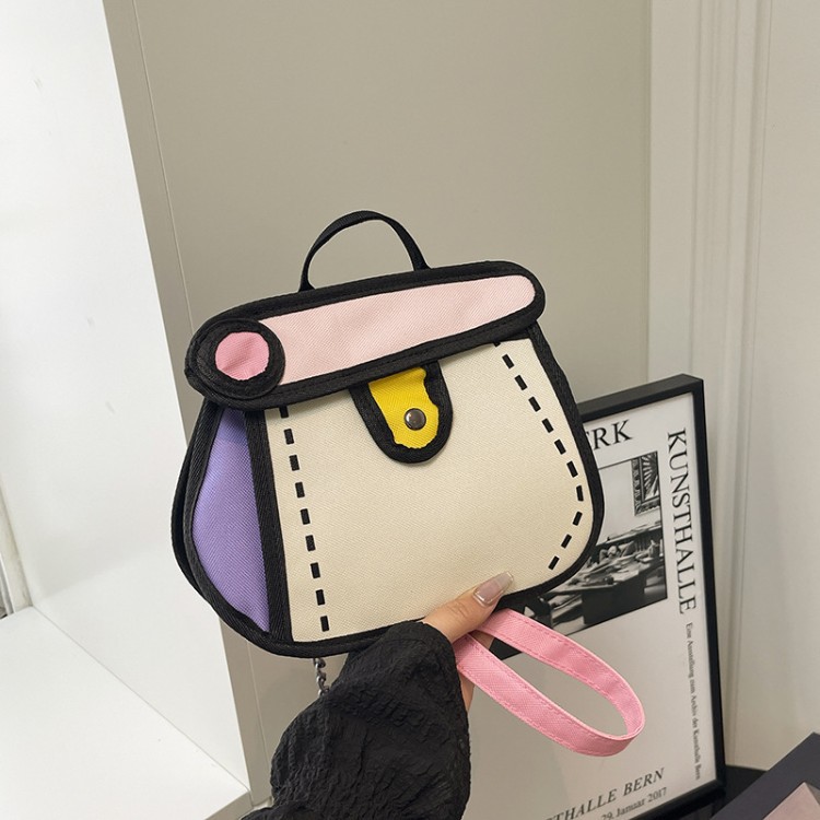 Travel Accessories For Young Women - Niş Benzersiz Tasarım Çizgi Film Kanvas