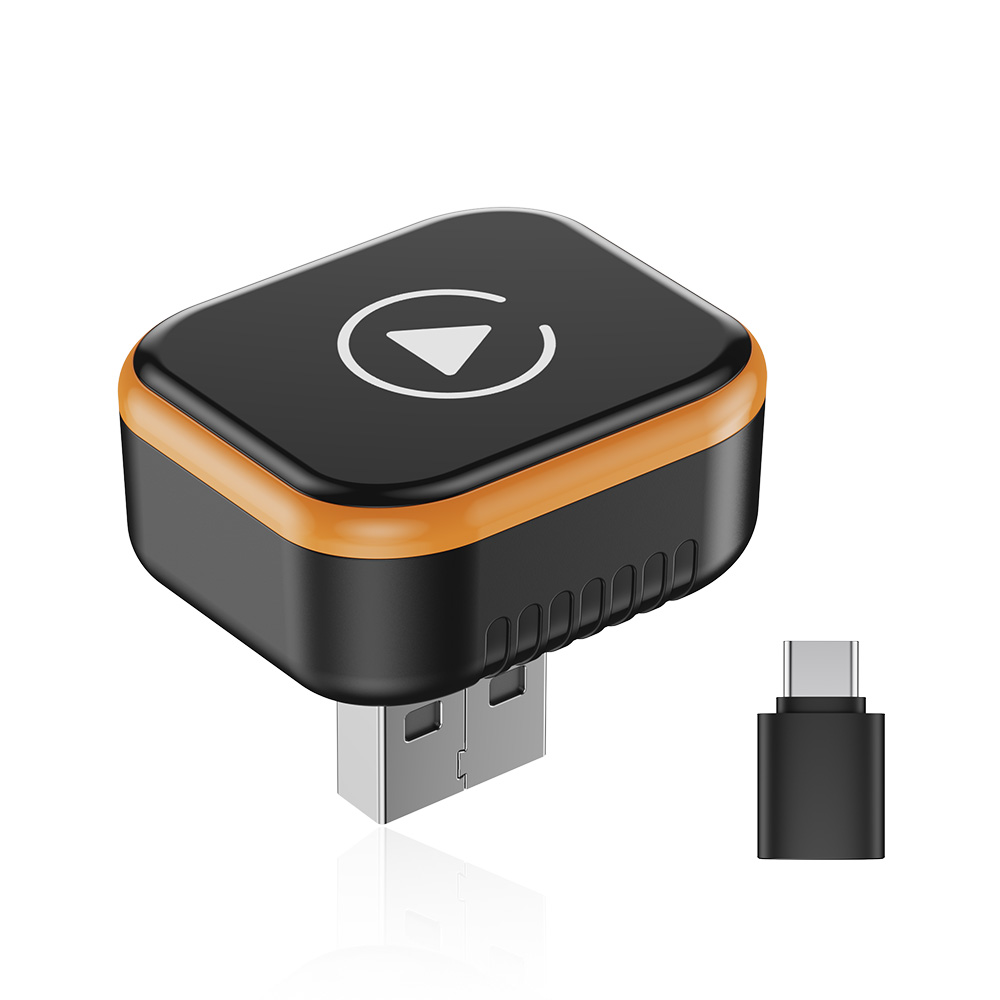 Travel Plug Type C - Kablosuz CarPlay ve Android Auto Dongle,
