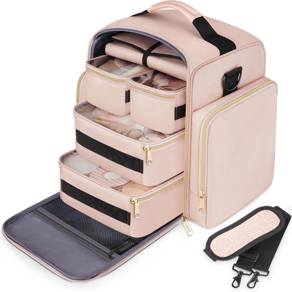 Accessories Travel Jewelry Box - Büyük Seyahat Kozmetik Organizatör Çantası 4