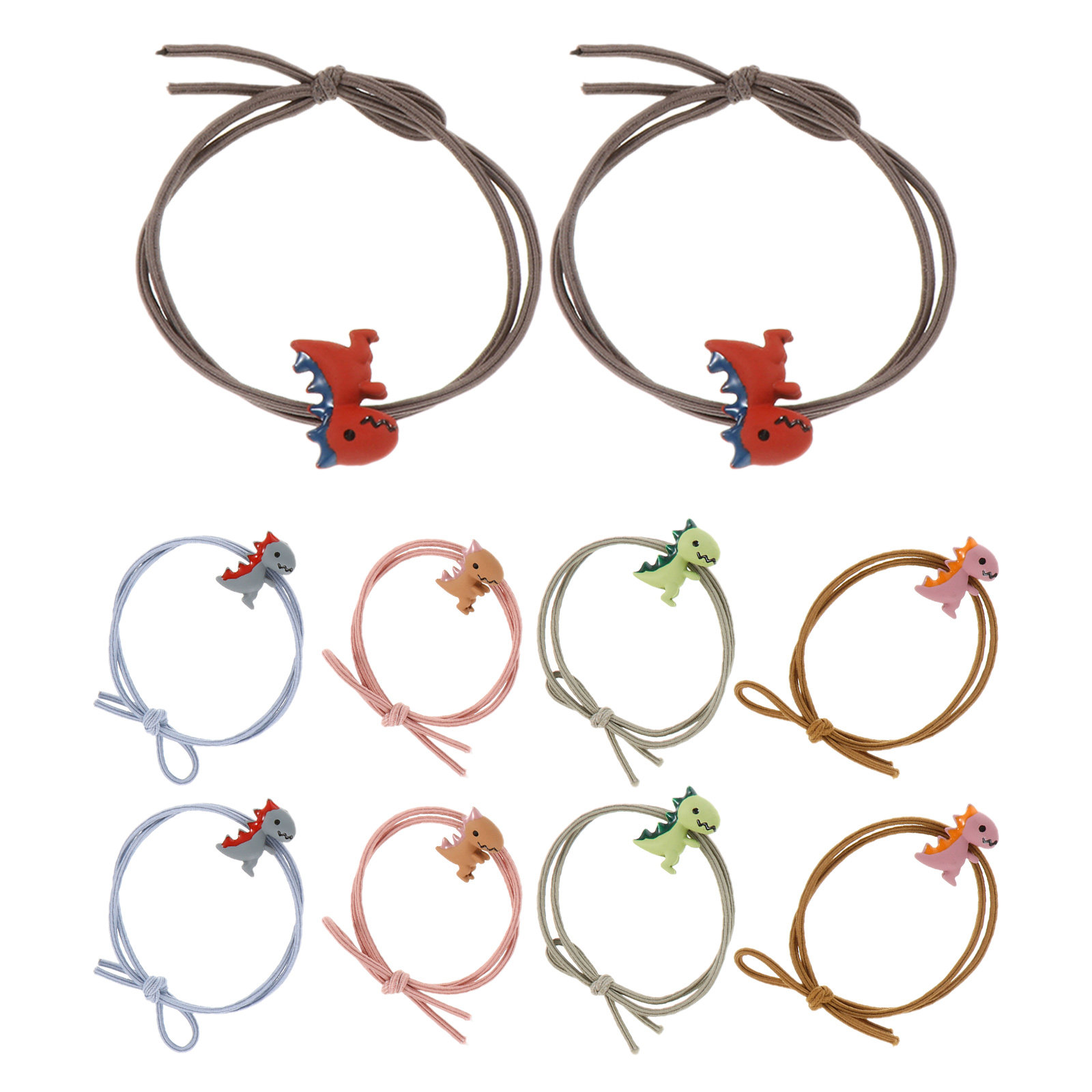 Travel Accessories Teens - 10 Adet Dinozor Desenli, Yumuşak Kauçuk