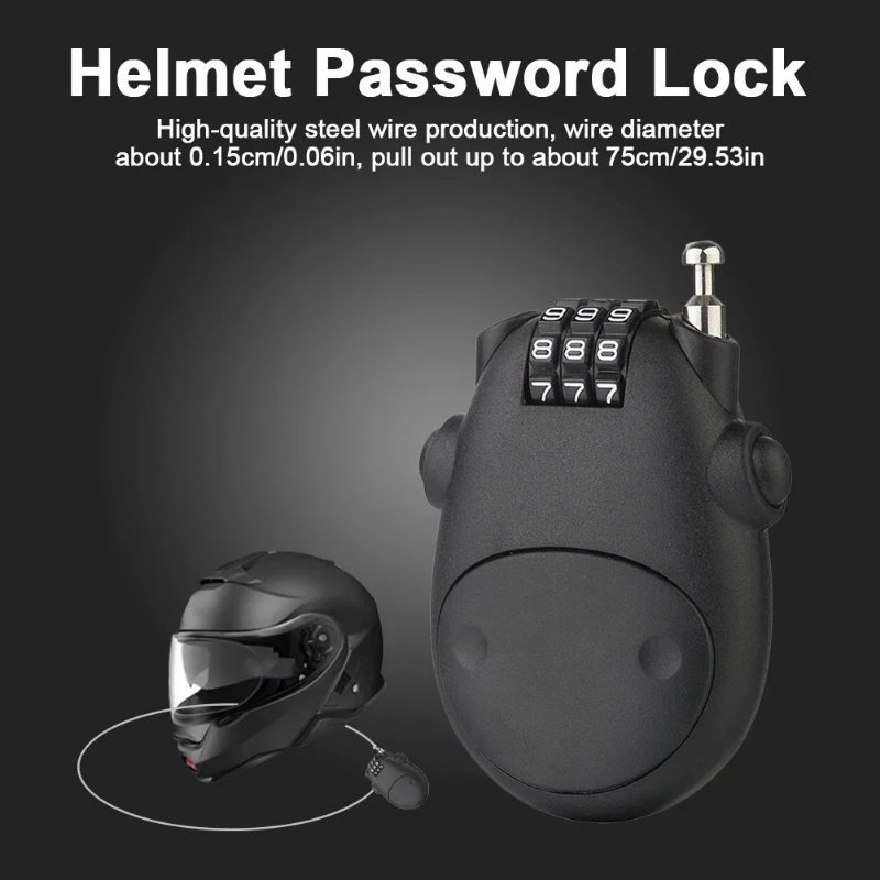 Motosiklet Çelik Kablo Şifreli - Cable Lock Combination incelemesi ve fiyatı
