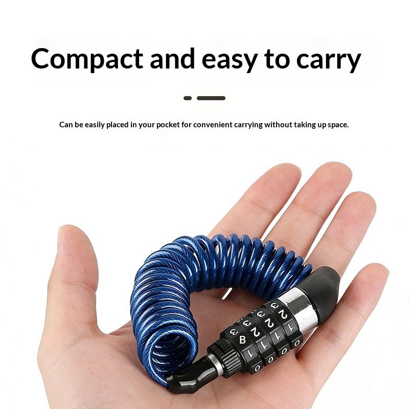 Yeni Motosiklet Bisiklet Hırsı - Cable Lock Combination incelemesi ve fiyatı