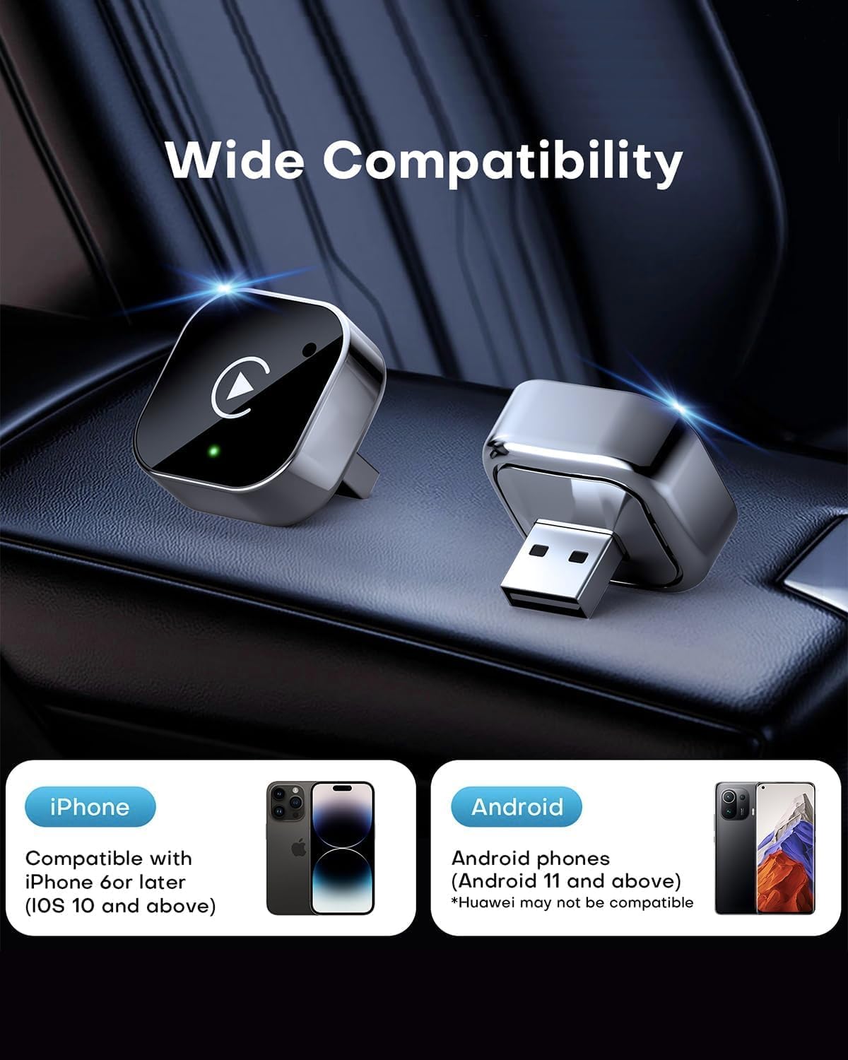Kablosuz CarPlay ve Android Au - Travel Plug Type C incelemesi ve fiyatı