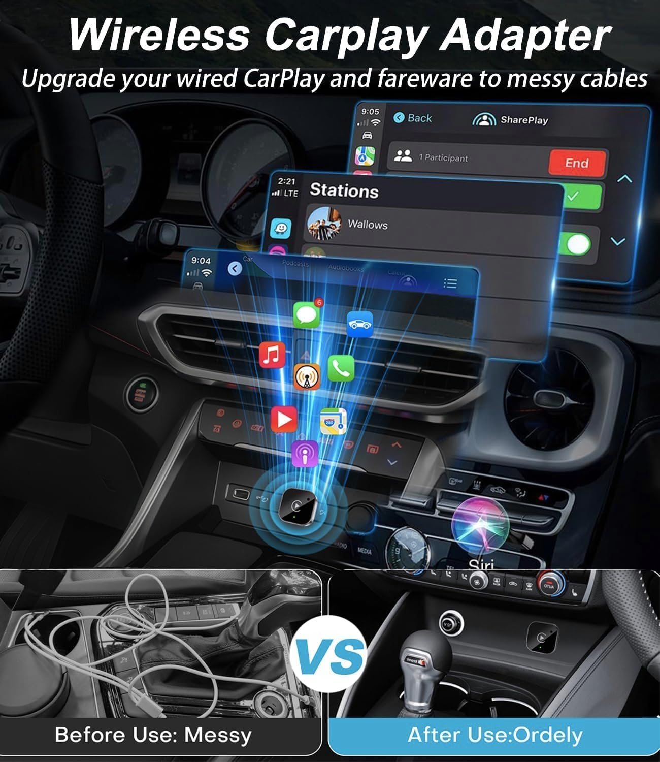 Kablosuz CarPlay ve Android Au - Travel Plug Type C incelemesi ve fiyatı