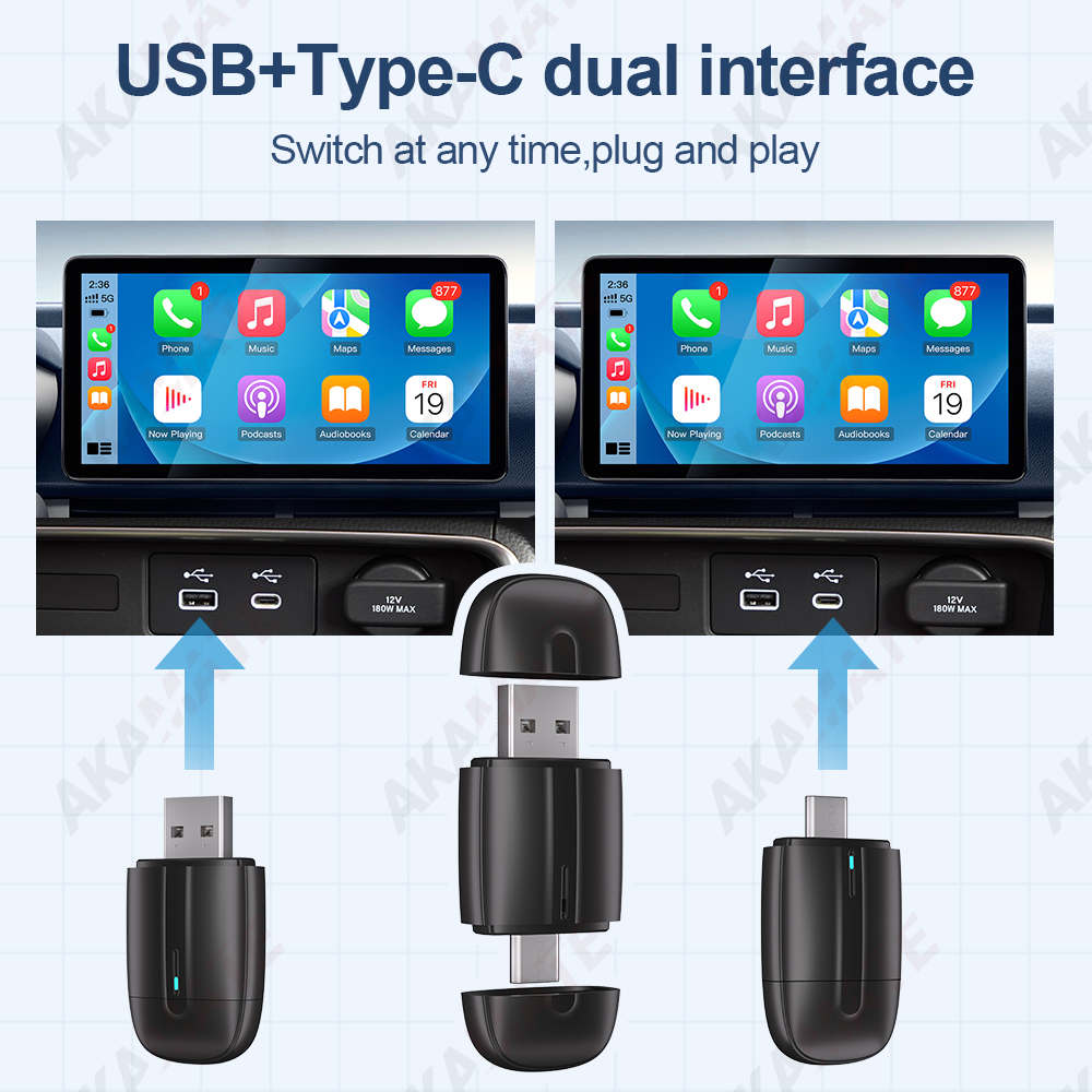2'si 1 Arada Kablosuz CarPlay  - Travel Plug Type C incelemesi ve fiyatı