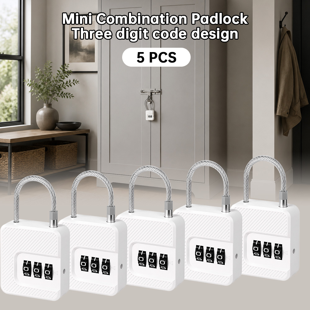 Mini 3 Haneli Çelik Kablo Şifr - Cable Lock Combination incelemesi ve fiyatı