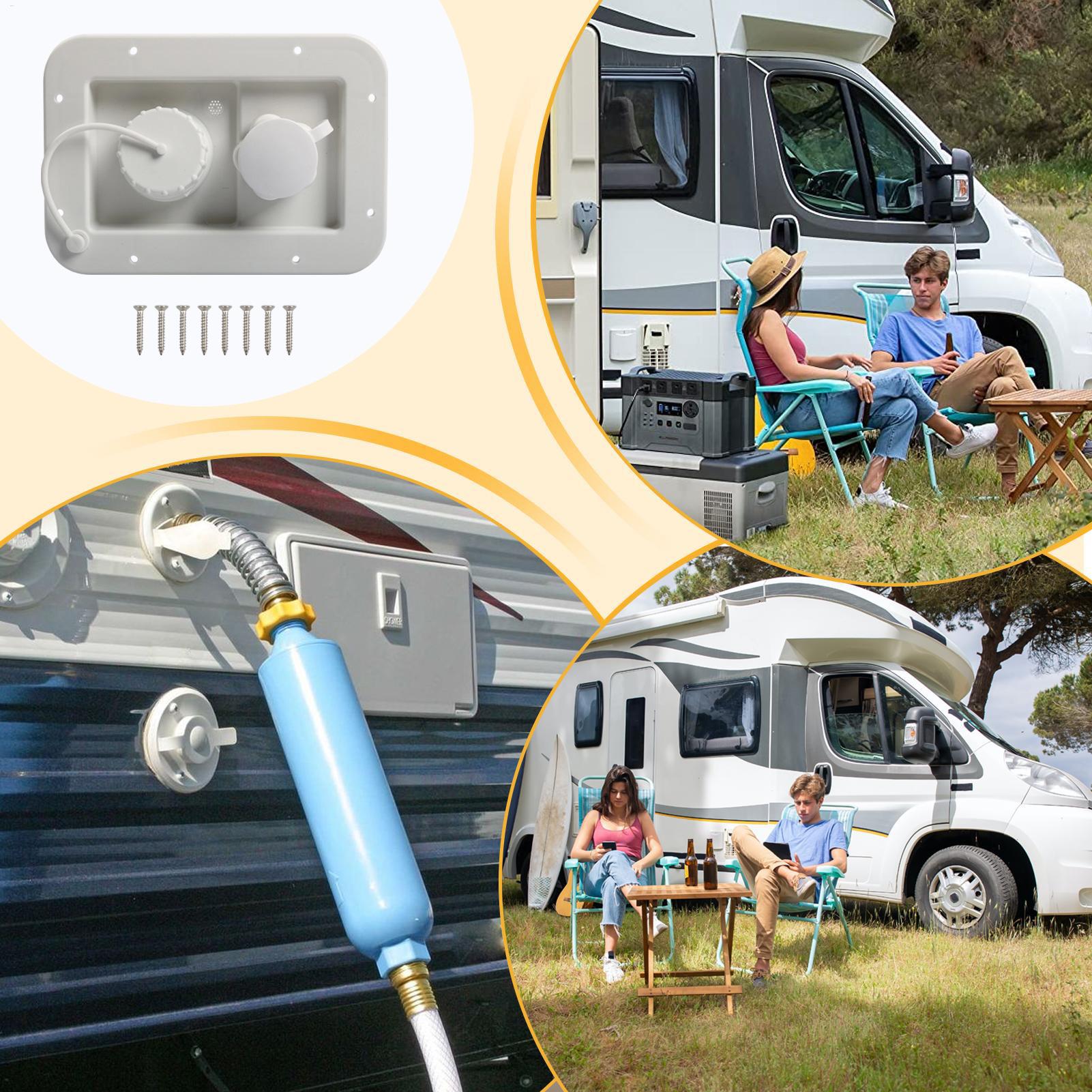 RV Şehir Su Girişi 2-Portlu Ta - Travel Accessories For Road Trip incelemesi ve fiyatı