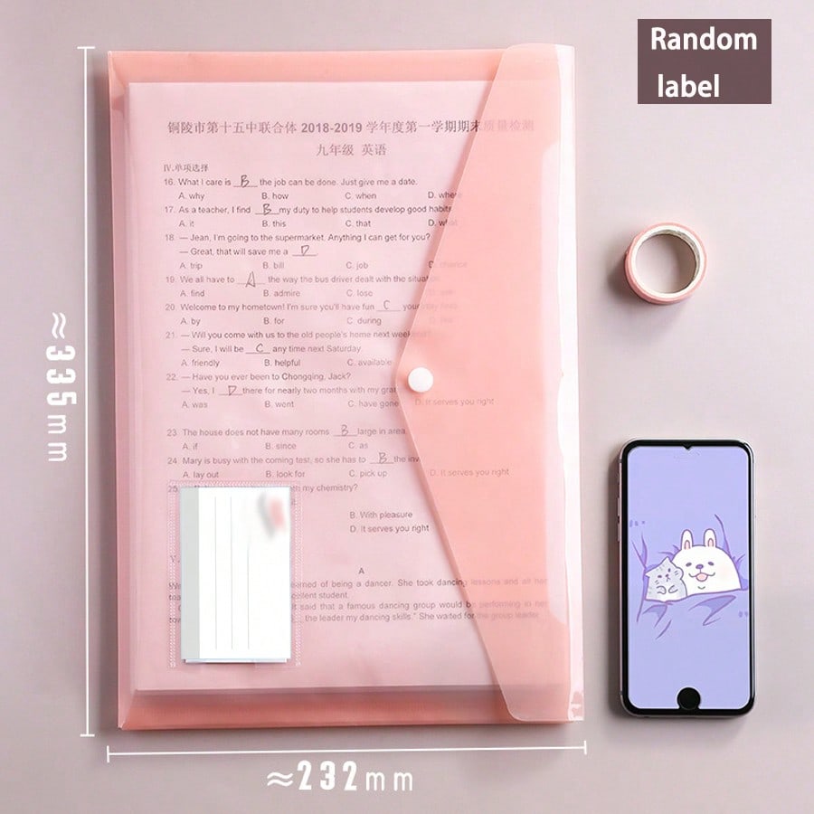10/5 A4 Şeffaf Polipropilen Do - Document Organizer Folder incelemesi ve fiyatı
